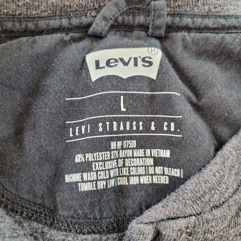 Lot of 2 Levis Henley Lightweight Sweaters Mens L Long Sleeves - Picture 7 of 15